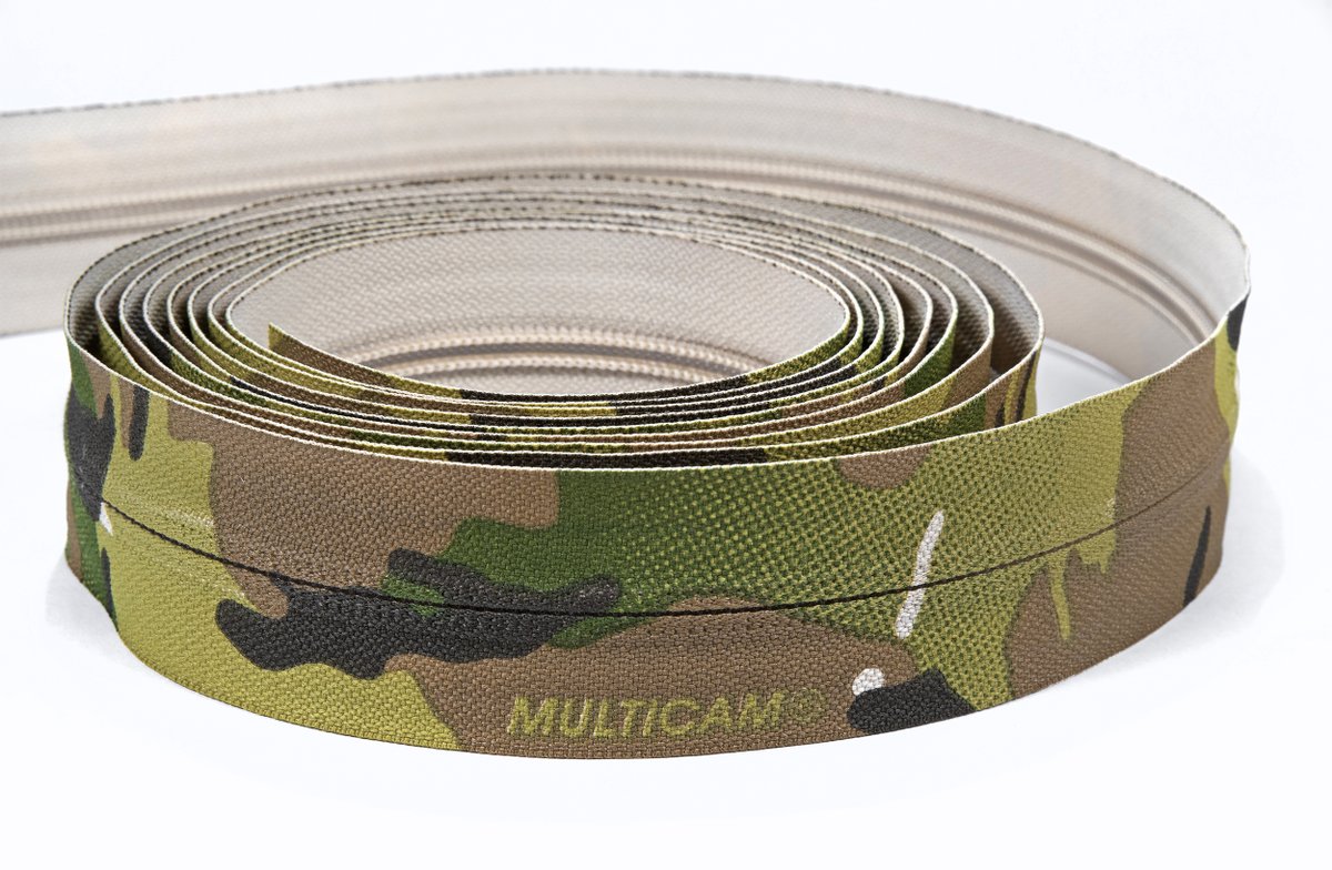 #8 YKK MULTICAM Zipper Chain